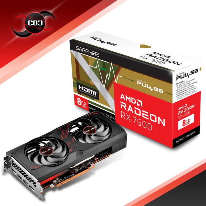 Sapphire Pulse Radeon Rx 7600 8Gb