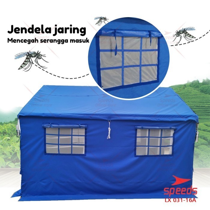 Tenda Komando Tenda Barak Tenda Pramuka Serbaguna Speeds 031-16