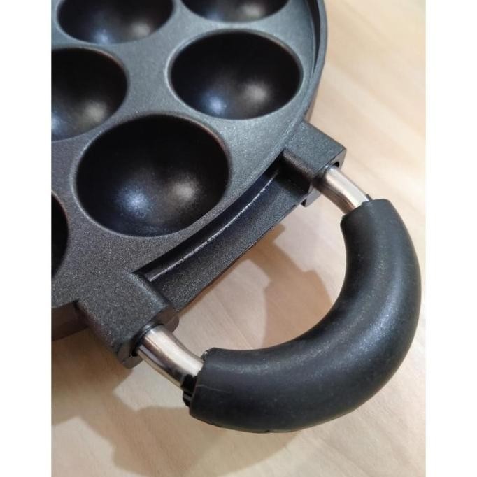 Cetakan Takoyaki 19 Lubang - Cetakan Kue Takoyaki - Cetakan 19 Lubang Gegegona