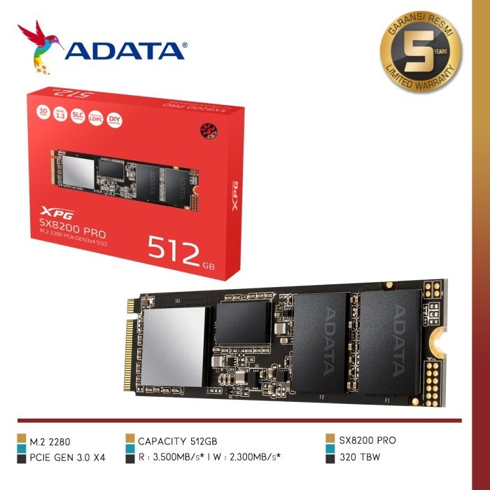 Adata - Adata - Ssd Xpg Sx8200 Pro 512Gb M.2 Nvme