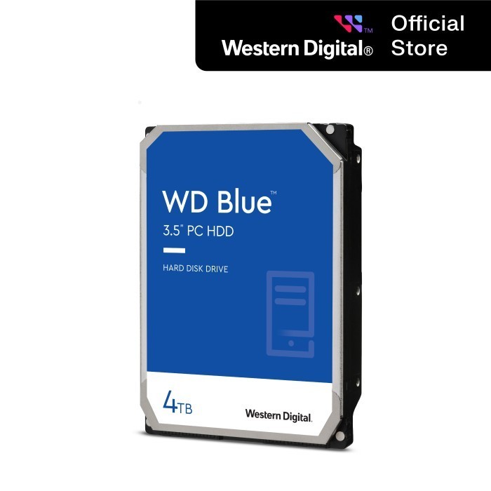 Wd Caviar Blue 4Tb - Hd Hdd Hardisk Internal 3.5" For Pc