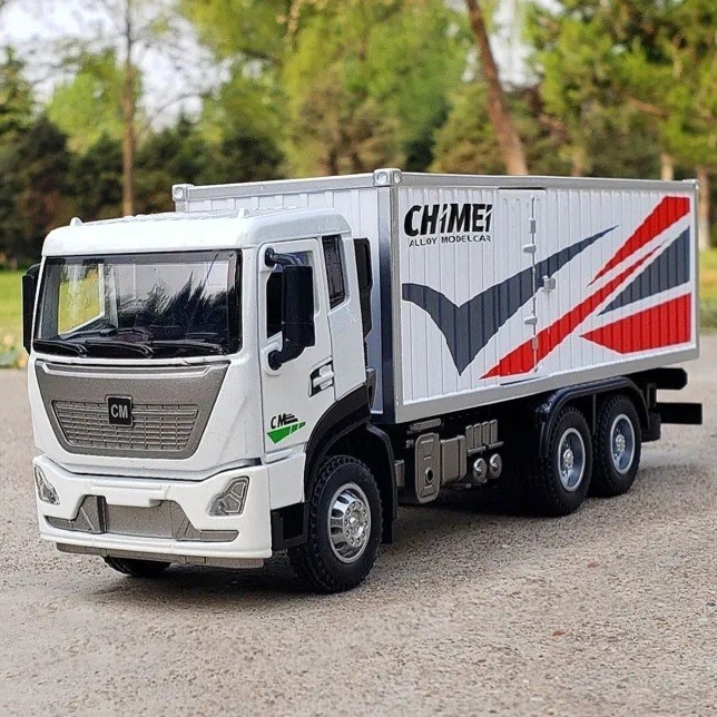 Diecast Mobil 1:32 Truck Container Miniatur Mainan Pajangan