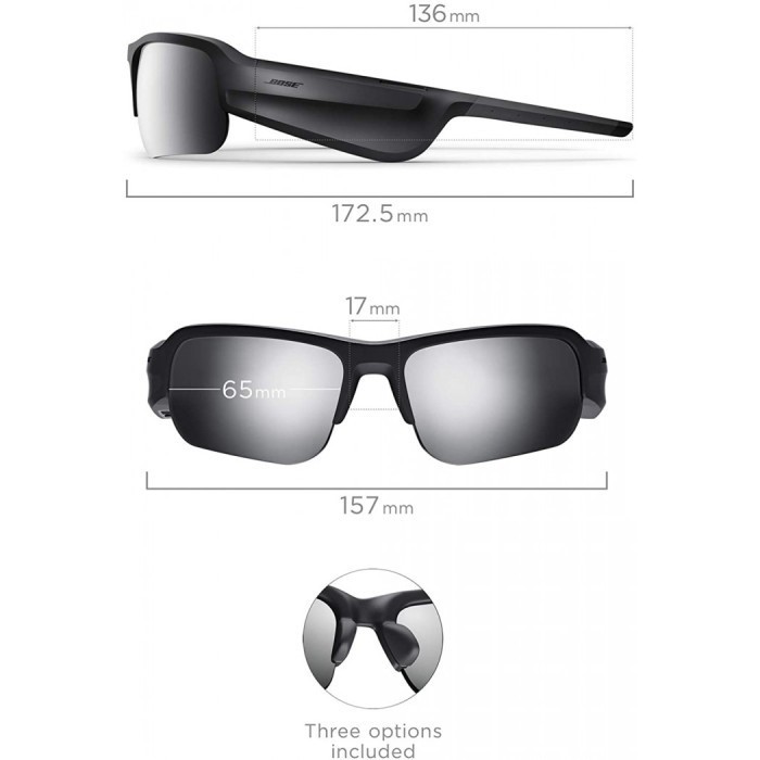 Bose Frames Tempo Sports Sunglasses With Polarized Lenses & Bluetooth