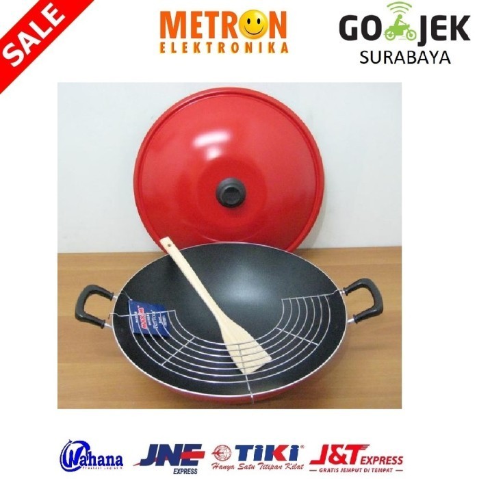 Maxim Wok Set-40 Cm Wajan Penggorengan / Chef Wok / Wokset40Cmchefwok
