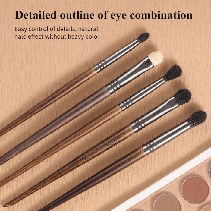 Ovw 12Pcs Set Kuas Makeup Foundation Brush Set Kuas Bedak Blusher