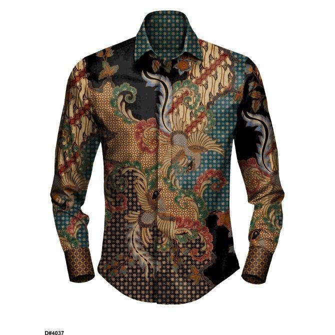 Kain Batik Tulis / Baju Batik Tulis / Pola Baju Batik - 4037 Original