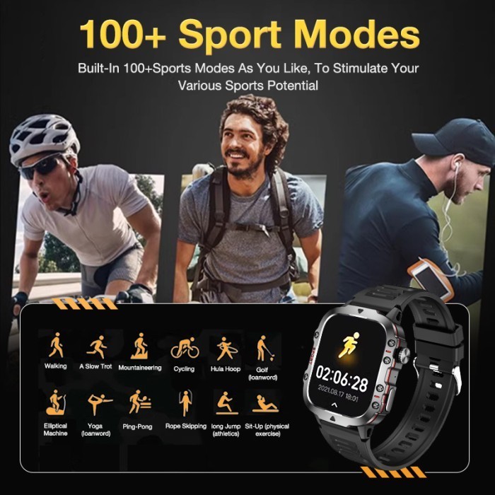 Eyd Smartwatch Tetra S Body Temperature Detection Sports Smartwatch