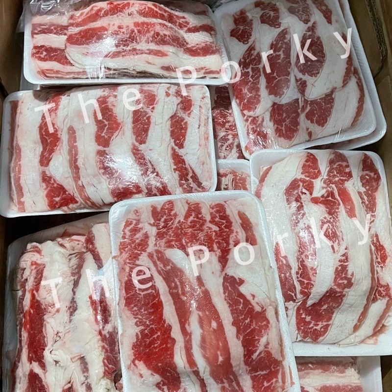 

Daging Sapi - Us Beef Shortplate Slice @-/+500Gr Per Pak -Gratisongkir