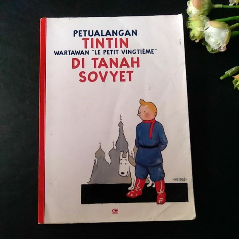 komik Petualangan TINTIN Di Tanah Sovyet preloved