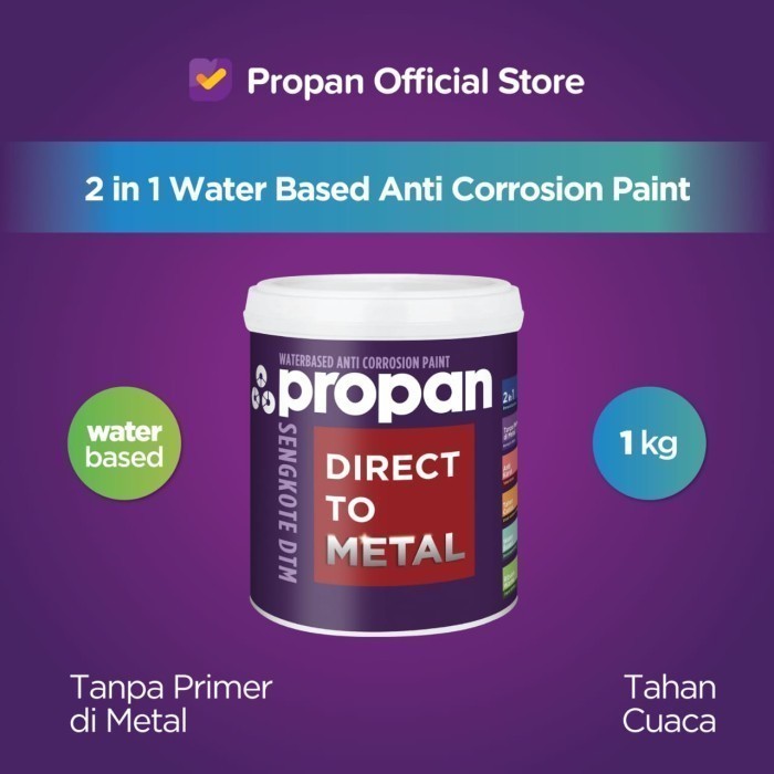 PROPAN SENGKOTE SK-950 WB CAT ANTI UNTUK KARAT LOGAM / SENG 1KG