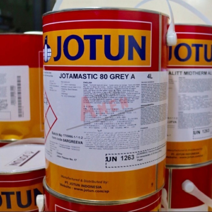 JOTUN JOTAMASTIC 80 GREY 5LT (2 KOMPONEN) / CAT EPOXY