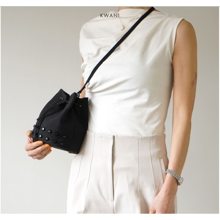 Kwani 3 Ways Studs Bucket Bag