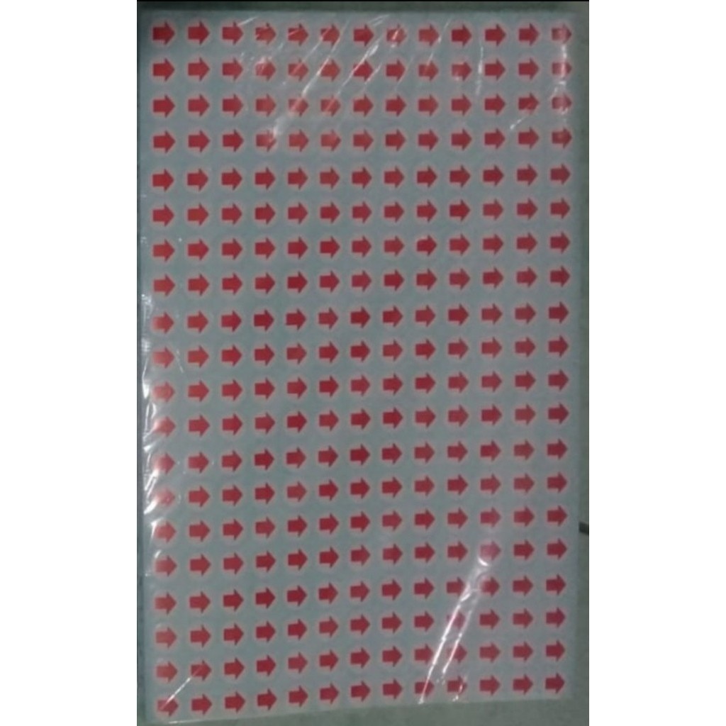 

Stiker Qc Panah Merah 1 Cm 1 Pak (1 Pak Isi 100 Lembar)