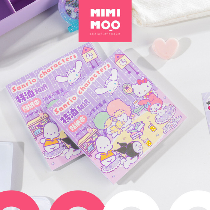 

Mimimoo Buku Sticker Mini Sticker Book Sanrio Characters
