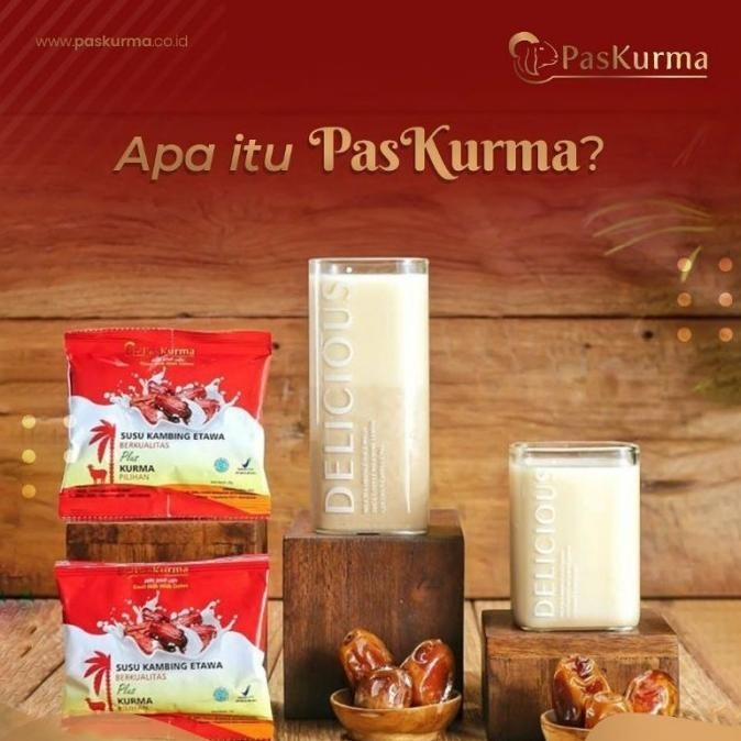 

PASKURMA SUSU KAMBING ETAWA premium PLUS KURMA 1 POUCH ISI 10 PCS OS17