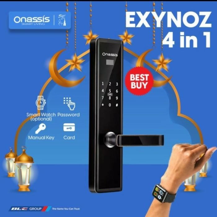 KUNCI PINTU DIGITAL SMART DOOR LOCK DIGITAL ONASSIS PW EXYNOZ ORB