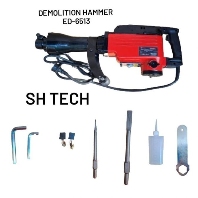 Ready Mesin Bobok Beton Edon Ed6 - 6513 Jack Hammer Drill Demoltion Hammer