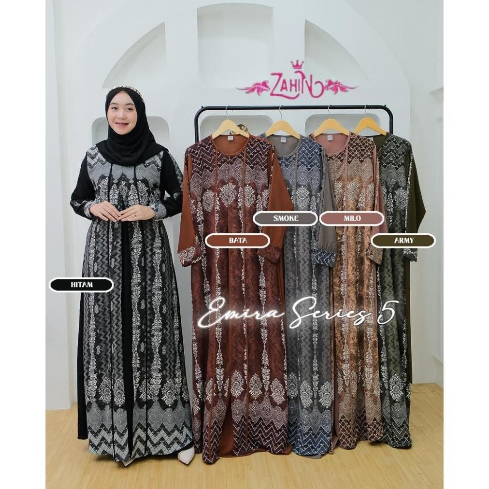 Trendy Gamis Abaya / Gamis Zahin / Emira Dress Ori Zahin / Gamis Terbaru 2023 Sale