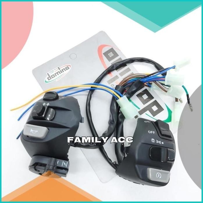 SAKLAR SET KIRI KANAN SWITCH LAMPU MOTOR MIO SPORTY MIO SMILE JUP MX 1