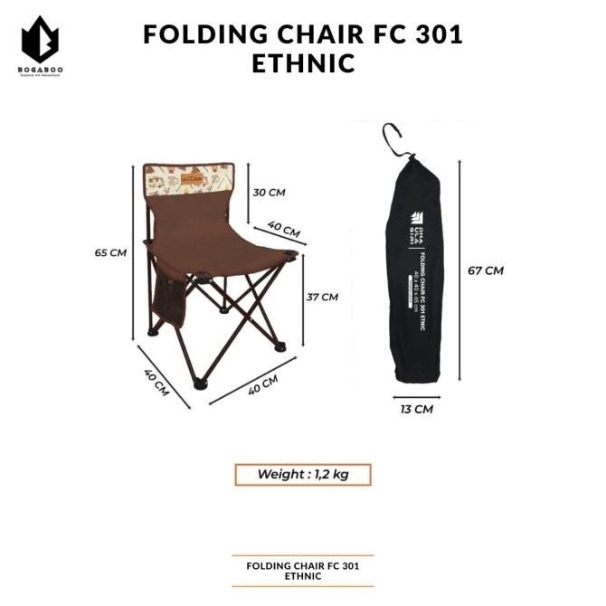 Daulagiri Folding Chair FC 301 Etnik - Kursi Lipat Outdoor - Kursi