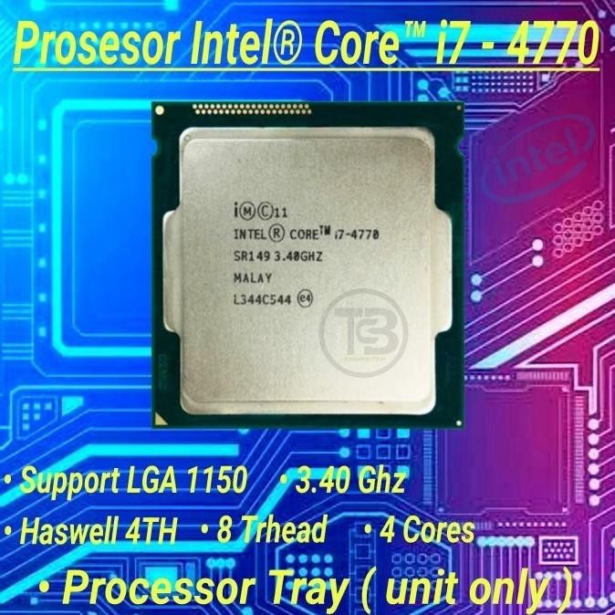 PROCESSOR I7 - 4770 TRAY