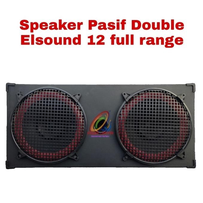 Speaker Pasif Double Elsound 12inch Full Range