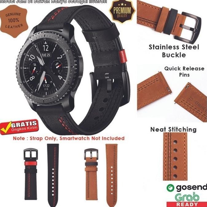 Tali Jam Kulit Asli Samsung Galaxy Watch 5 40 44Mm / 5 Pro Strap