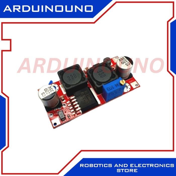 Xl6009 buck boost DC PCB merah step up step down stabilizer Module DC
