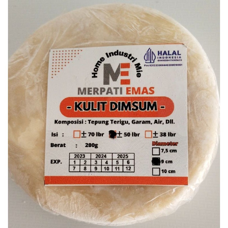 

merpati emas kulit dimsum 9cm