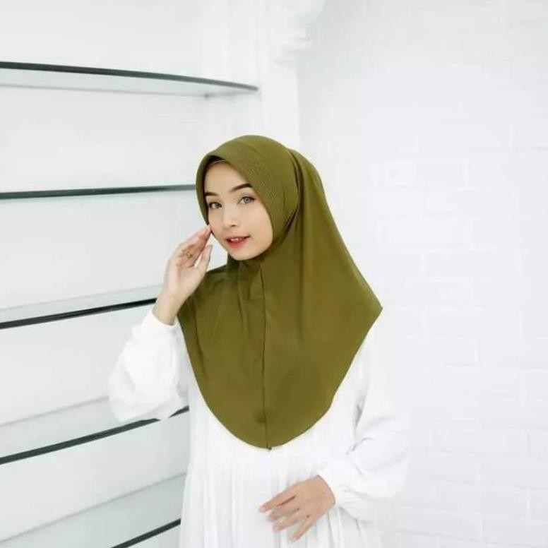 CR - Bergo sport Xs S M L Berrgo hamidah KHAS KENAN DZEVADA HANSYA DHINDA HIJAB menutup dada jilbab 