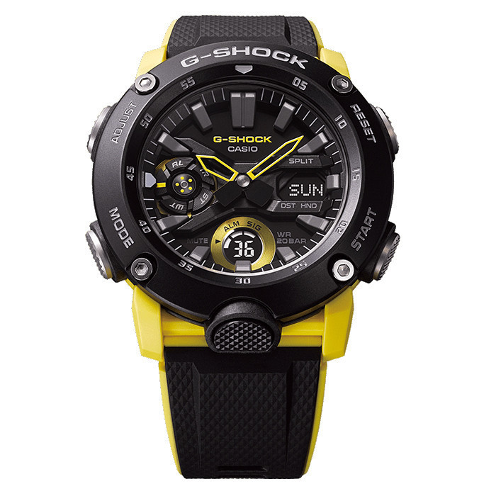 Casio G-Shock Ga-2000-1A9Dr - Jam Tangan Pria - Kuning