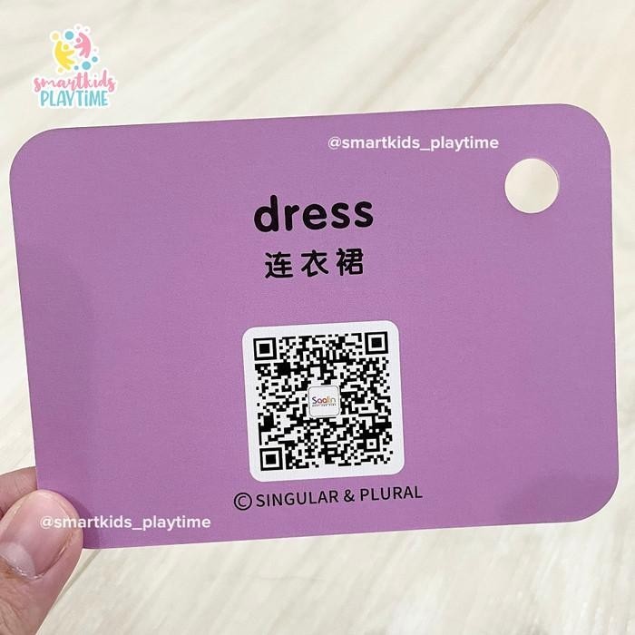 Saalin Singular And Plural My First Word Library Flash Cards