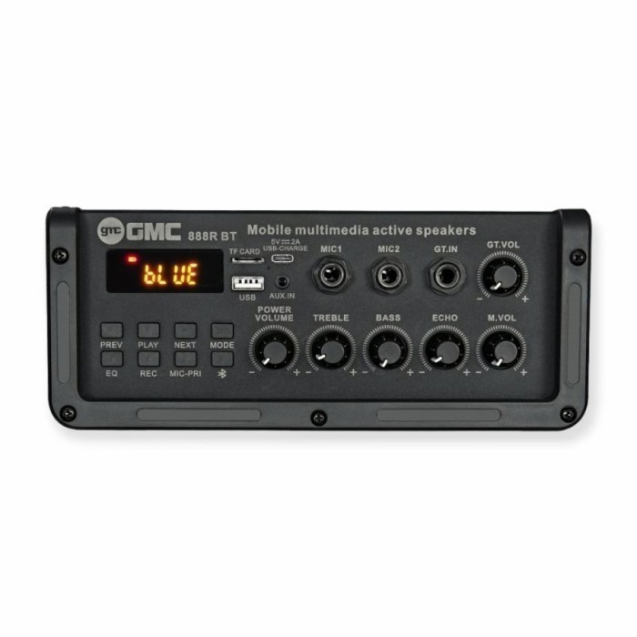 Speaker Bluetooth Gmc 888R 8 Inch + 2 Mic Wireless