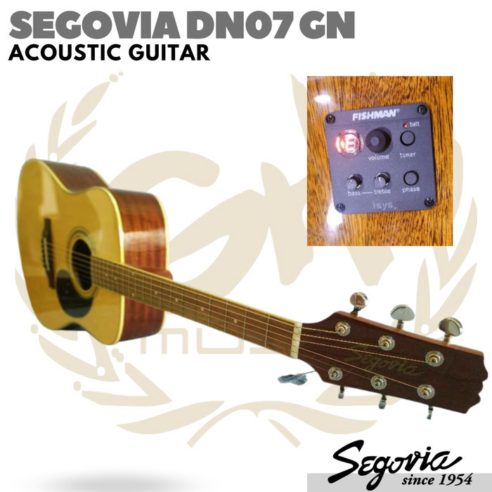 Segovia D07 Gn Acoustic Electric Guitar Gitar Akustik Elektrik Dw07