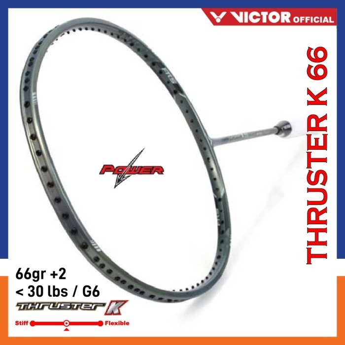 Raket Badminton Victor Thruster K 66 / Tk-66 G / Tk 66 G