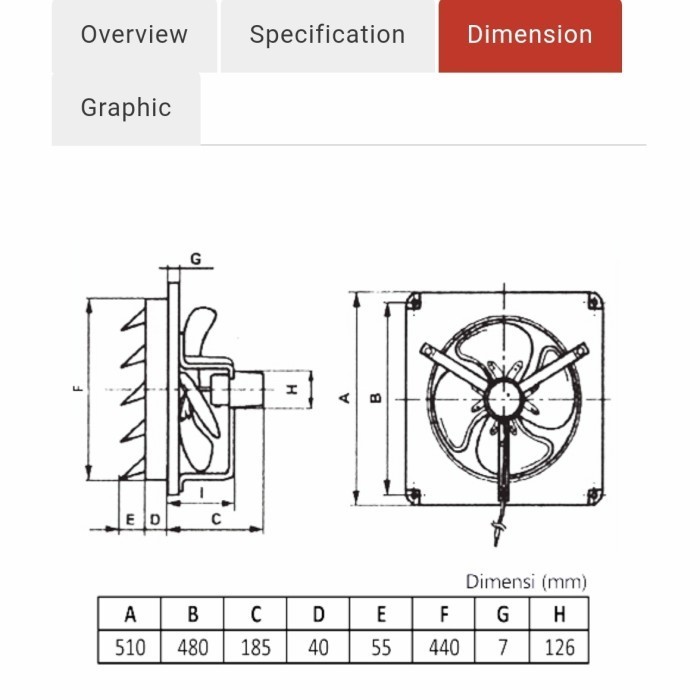Exhaust Fan Kdk 40Aas 40 Aas