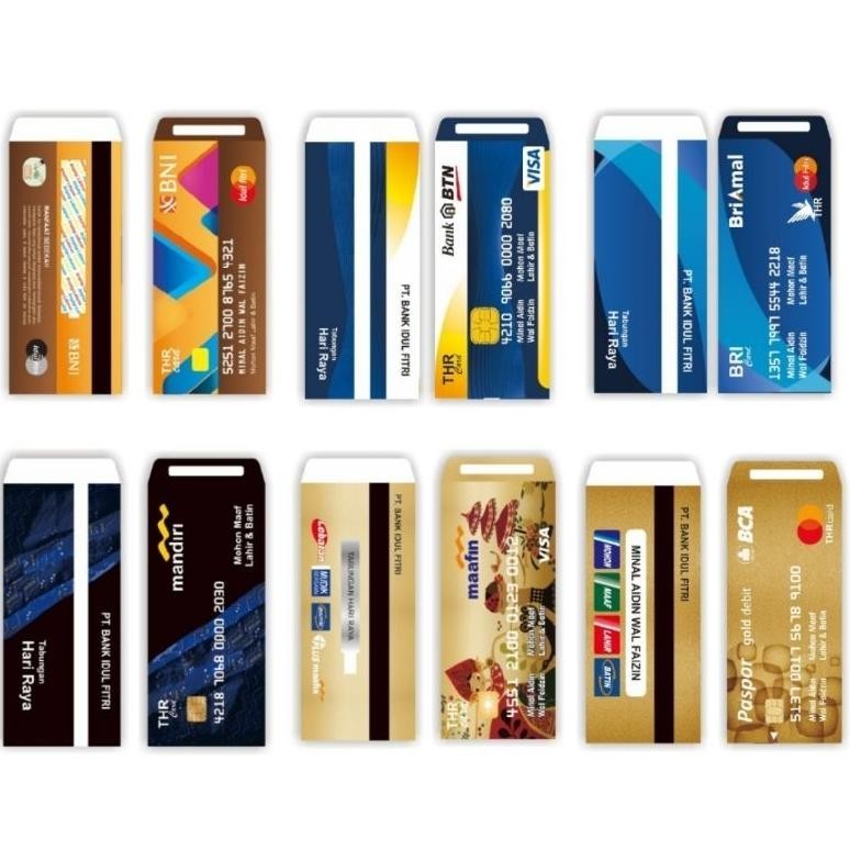 

Bisa Cod Amplop Lebaran Panjang Motif Atm - Isi 10 Harga Hemat