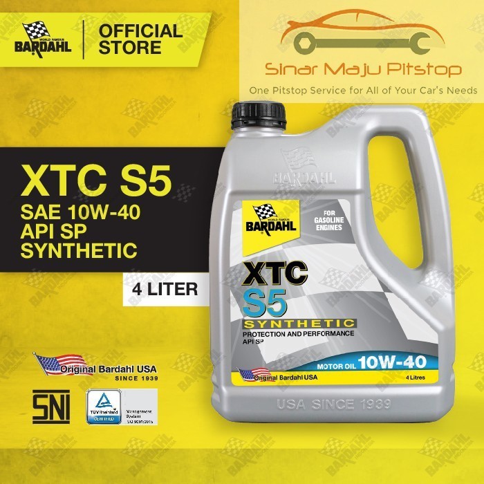 BARDAHL SUPER PULSAR-N SYNTHETIC 10W-40 SN/CF OLI MESIN MOBIL 4 LITER
