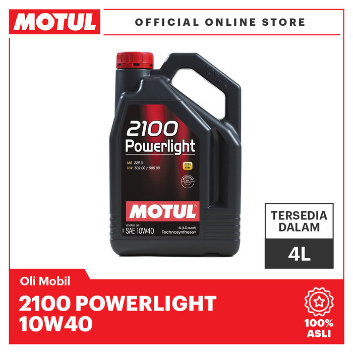 MOTUL OLI MOBIL 2100 POWERLIGHT 10W40 4L