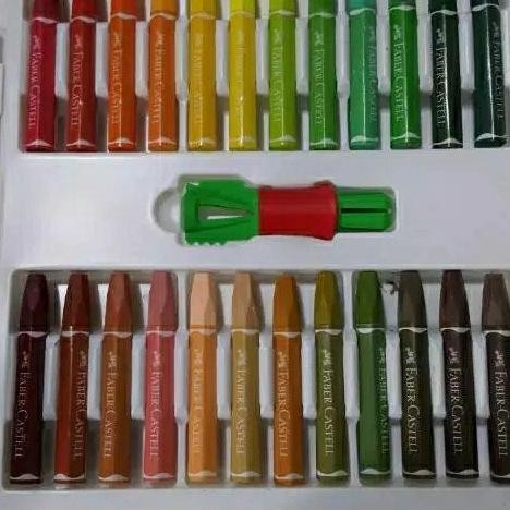 

Crayon 48 Warna Faber Castell / Hexagonal Oil Pastel Faber Castell 48 HT