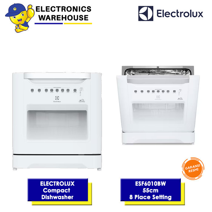 Electrolux Esf6010Bw Dishwasher / Mesin Cuci Piring Original Dan Terpercaya