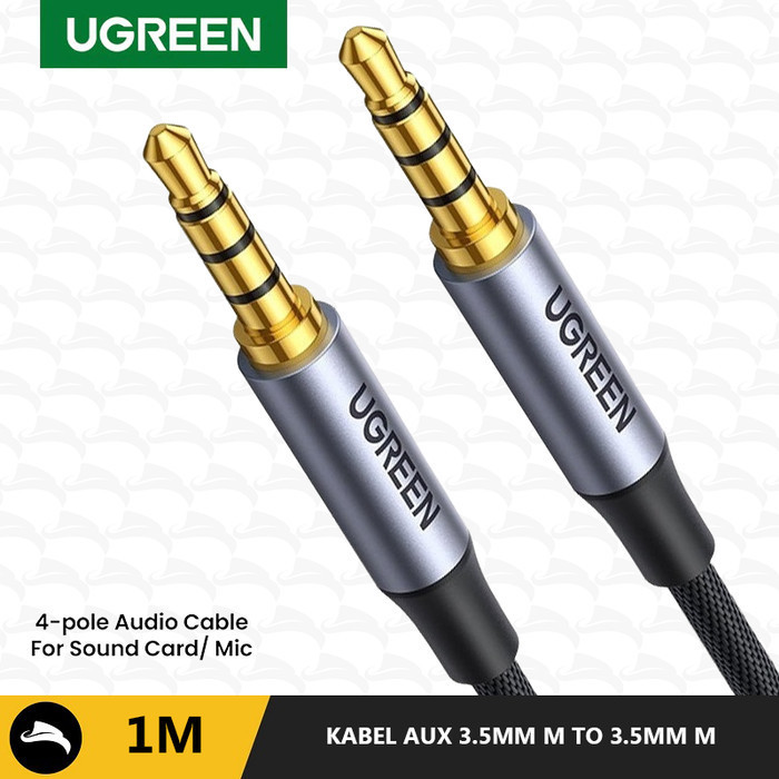 U 20497 KABEL AUDIO AU JACK 3.5MM RING 3 4-POLE HEADPHONE HIFI