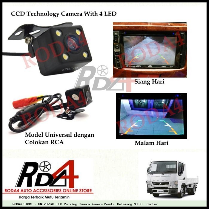 UNIVERSAL CCD Camera Kamera Mundur Belakang Mobil Canter