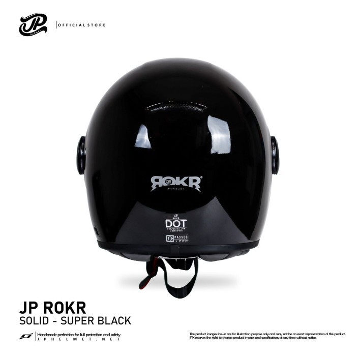 Helm Fullface Retro Jp Rokr - Solid