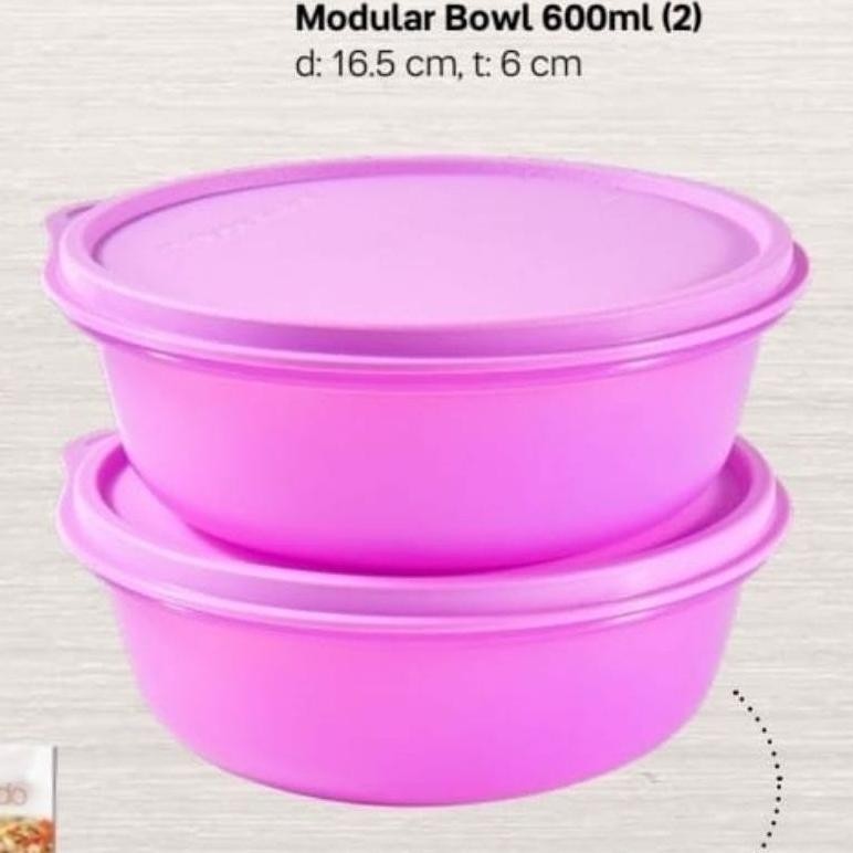 Get New Tempat Makan / Lunchbox / Mangkuk / Bowl Tupperware Tanpa Sekat Harga Hemat