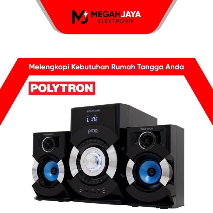 Polytron Speaker Pma9507 / Pma 9507 (Bluetooth / Karaoke / Aux)