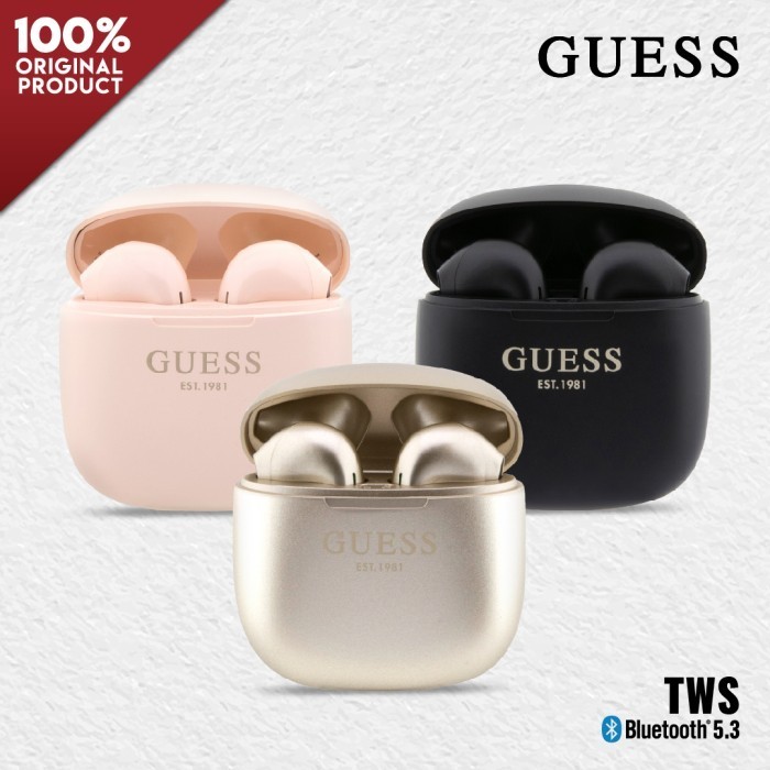 True Wireless Earbuds Bluetooth Ipx6 Guess Tws Classic Est. Sries