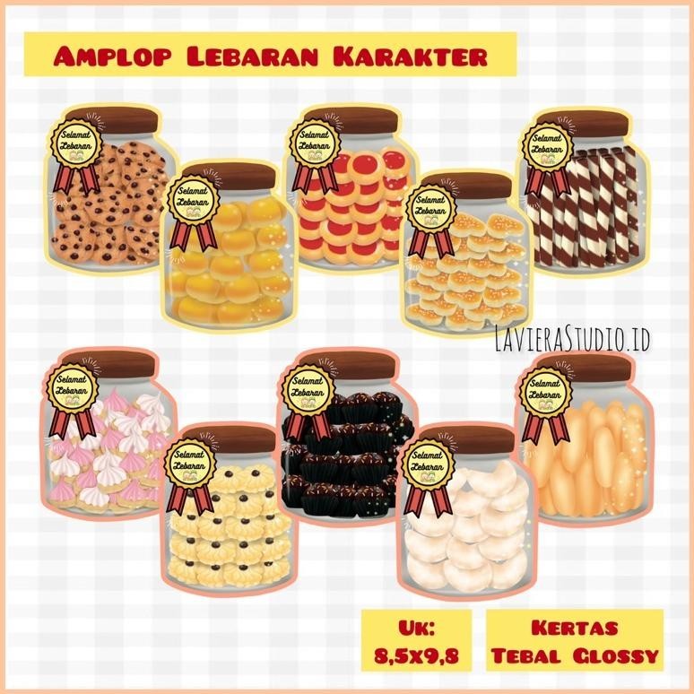 

Cod Amplop Karakter Lebaran 3D Unik (10Pcs) / Amplop Lebaran Karakter 3D Terbaru Limited