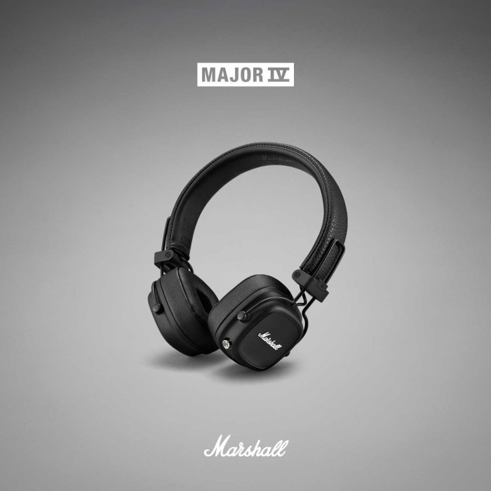 Marshall Major Iv Bluetooth Headphone - Black
