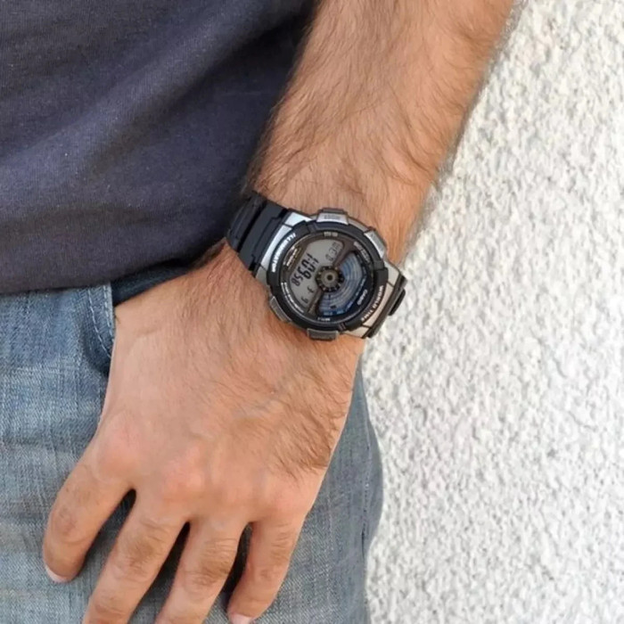 Casio Ae-1100W-1Avdf - Jam Tangan Pria Digital Ae1100W Ae-1100W-1A